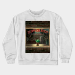 Little Shop of Horrors Flower Shop Complete Wall Poster Crewneck Sweatshirt